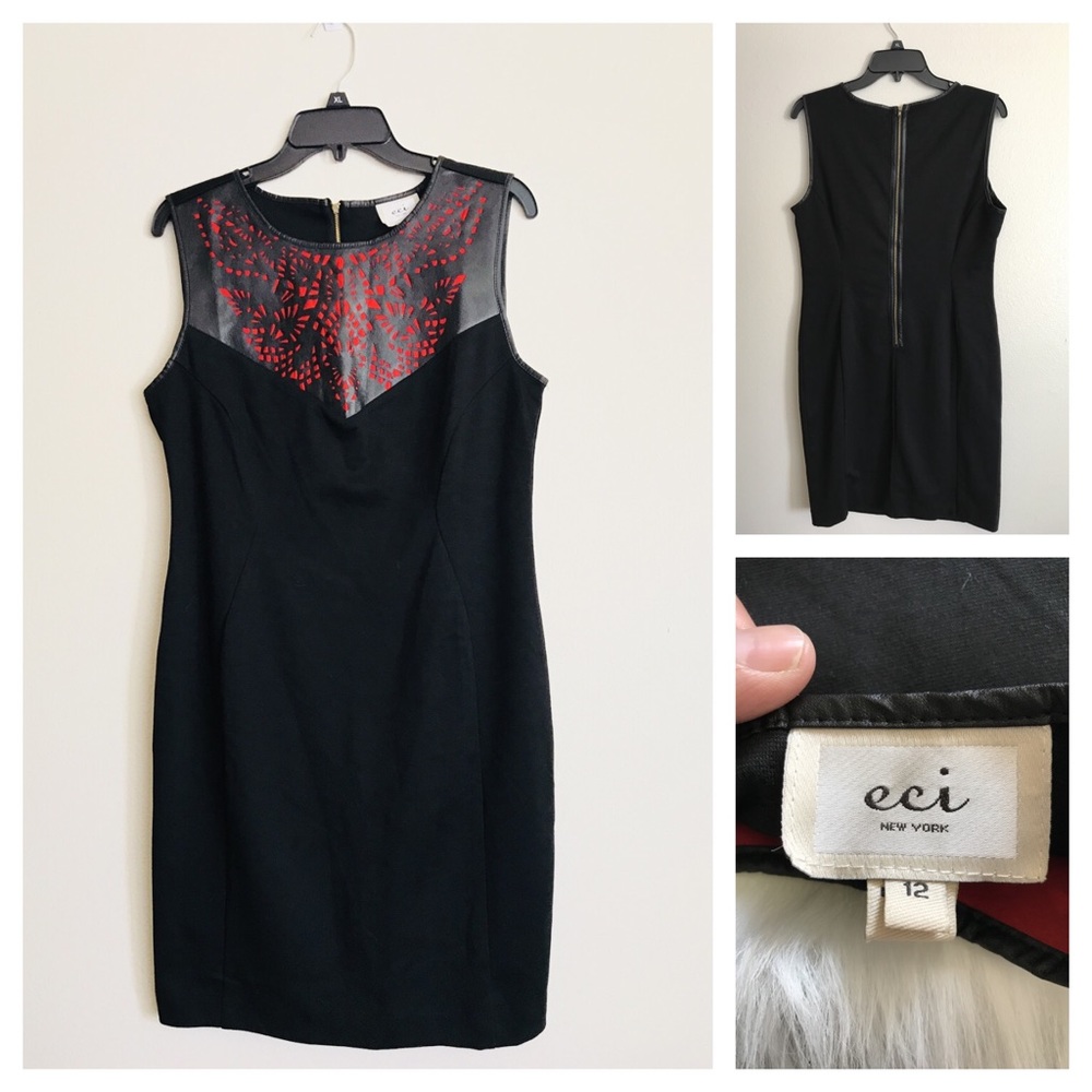Above the knee black dress Ecy New York